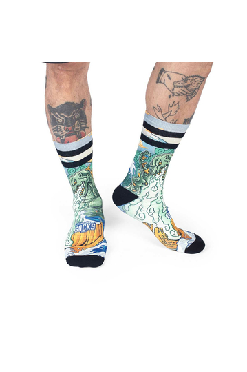 American Socks Kaiju King Mid High Socks