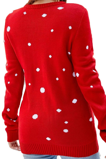 Santa Baby Christmas Jumper Red