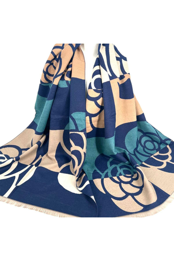 Viscose Scarf Blue