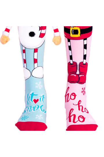 Madmia Santa & Snowman High Socks
