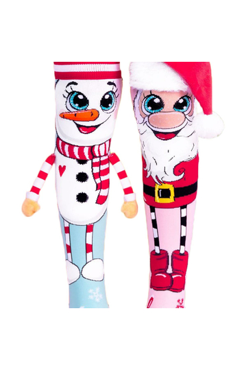 Madmia Santa & Snowman High Socks