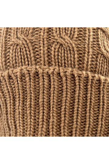 Cuffed Beanie Beige