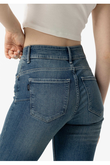 Tiffosi Light Push-up Bootcut Jeans Blue Wash