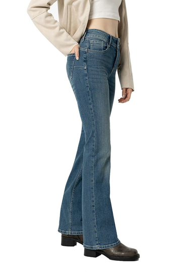 Tiffosi Light Push-up Bootcut Jeans Blue Wash