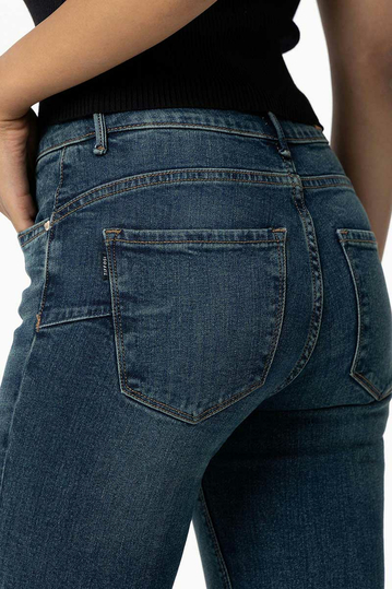 Tiffosi Light Push-up Bootcut Jeans Dark Blue Wash