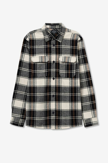 Tiffosi καρό πουκάμισο φανέλα σκούρο navy