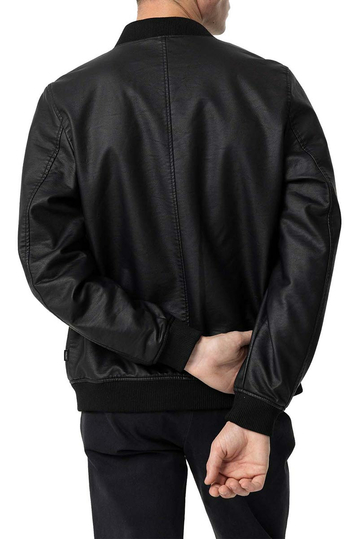 Tiffosi Mitchell PU Jacket Black