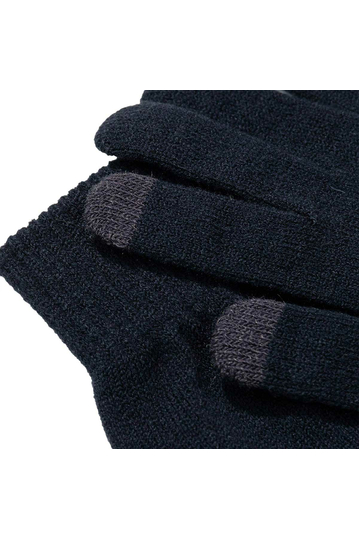 Tiffosi Knitted Touch Screen Gloves Dark Blue
