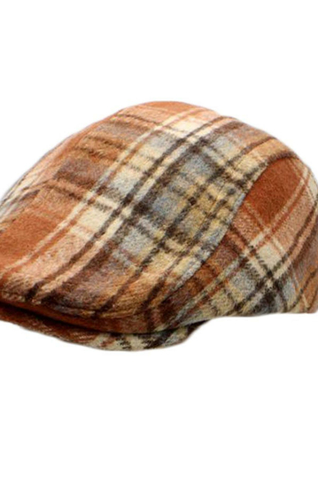 Flat Cap Beige/Brown