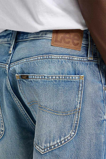 Lee Asher Loose Straight Jeans - Cedar Plain