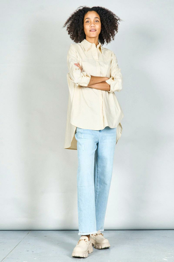 Oversized Shirt Beige