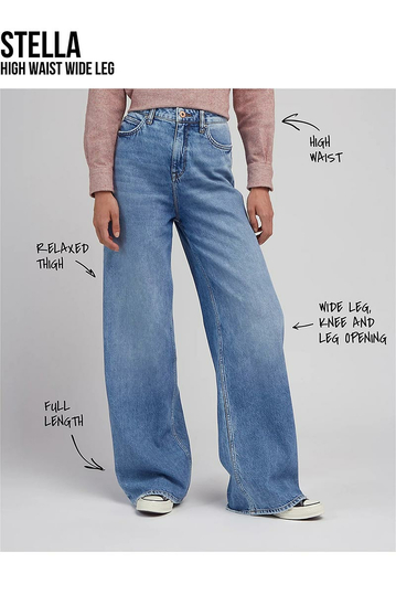 Lee Γυναικείο Jeans Stella A-Line - Dark Memory