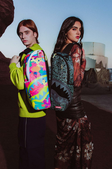 Sprayground Twins Chaos Split In 2 Bags Backpack