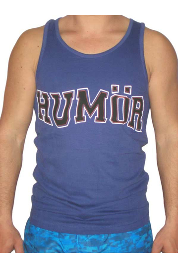 Humor Humphrey men's Tank Top in estate blue