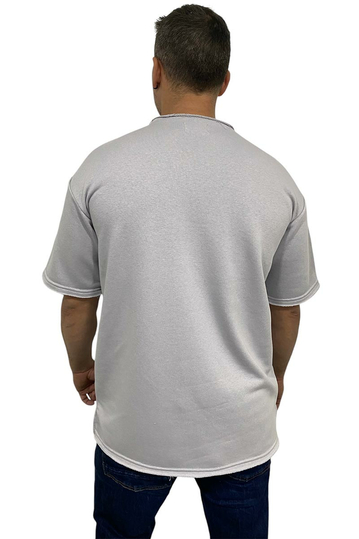 Bigbong Oversize French Terry φούτερ T-shirt Grey