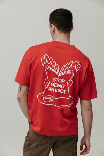 NWHR Organic Cotton T-Shirt Horoscope Red