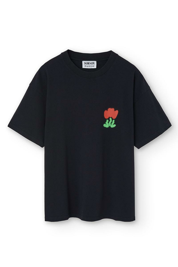 NWHR Organic Cotton T-Shirt Tulip Black