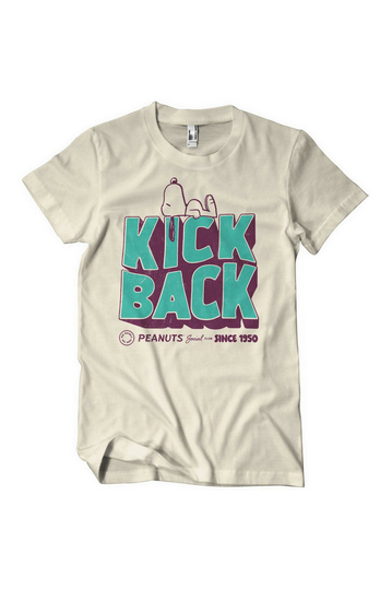 Peanuts Kick Back Social Club T-Shirt Khaki