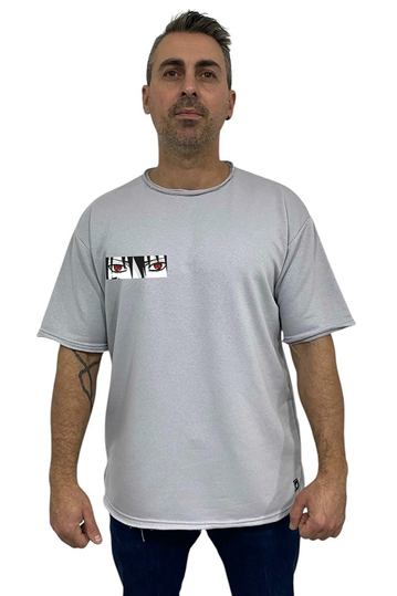 Bigbong Naruto Oversize French Terry φούτερ T-shirt Grey