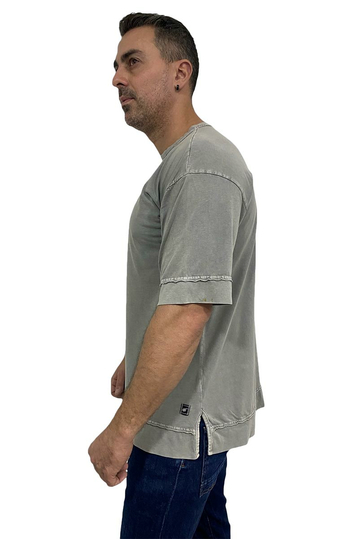 Bigbong Oversize T-shirt Vintage Stone Grey