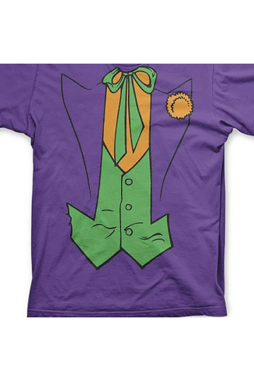 The Joker Suit T-Shirt Purple