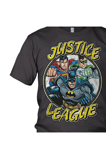 Justice League T-Shirt Dark Grey
