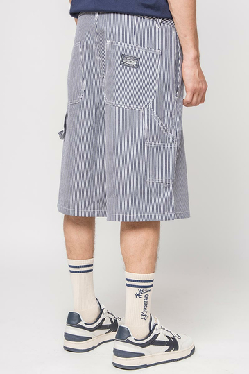 Kaotiko Striped Denim Carpenter Βερμούδα Life Is Good