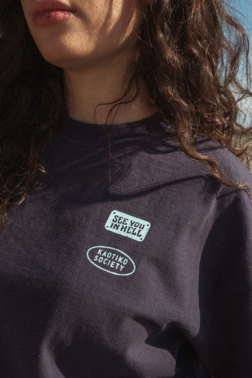 Kaotiko Pinball T-shirt Navy