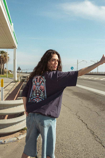 Kaotiko Pinball T-shirt Navy