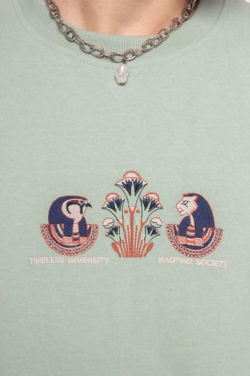 Kaotiko Horus T-shirt Fresh Green