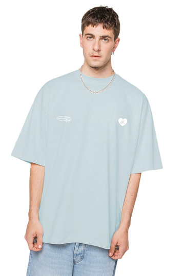 Kaotiko Chaos T-shirt Washed Blue