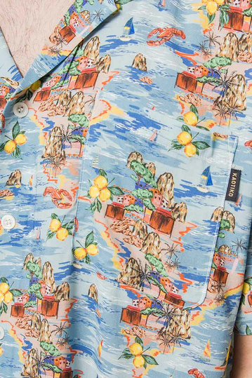 Kaotiko Unisex Camp πουκάμισο Maui