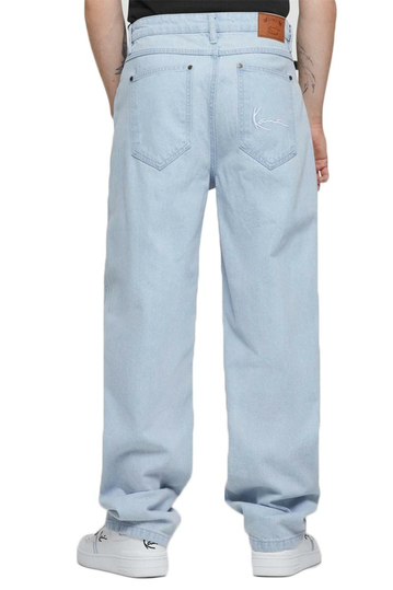 Karl Kani Small Signature Baggy Denim Bleached Blue