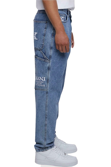 Karl Kani Retro Baggy Workwear Denim Vintage Mid Blue