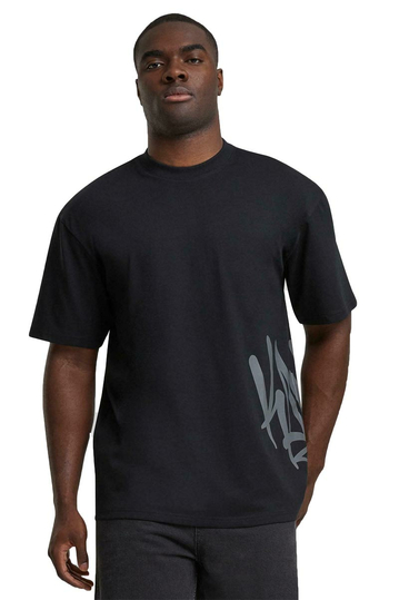 Karl Kani T-Shirt Woven Signature Kani Tag Black