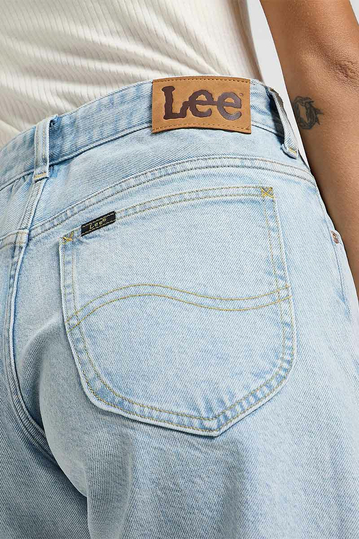 Lee Rider Loose Short Denim - Hint Of Rain