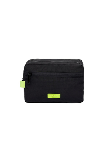 Lefrik Kei Double Washbag Ripstop Black Lime