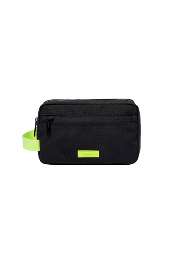 Lefrik Neo Lithe Washbag Ripstop Black Lime