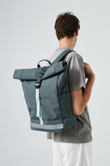 Lefrik Lars Roll Backpack Ripstop Laurel
