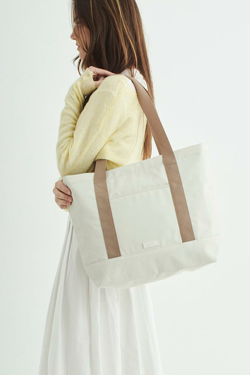Lefrik Strata Tote Bag Ripstop Chalk