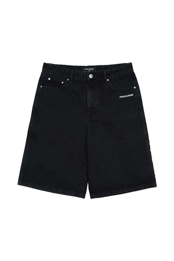 Pegador Kolar Denim Shorts Washed Black