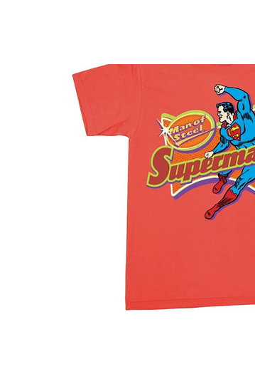 Superman The Man Of Steel T-Shirt Red