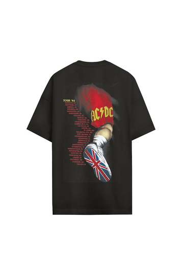 Cotton Division AC/DC Oversize T-shirt - High Voltage Bloody Angus