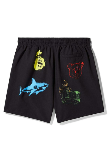 Sprayground Stencils Swim Shorts