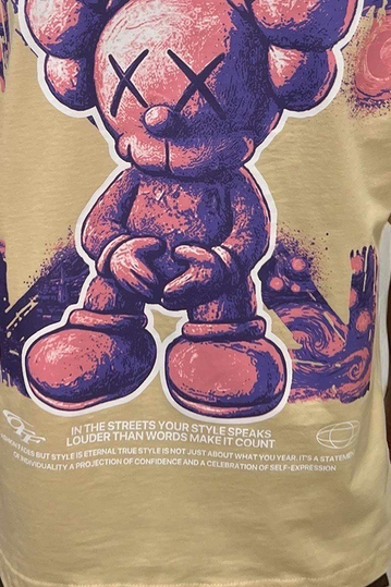 Oversize T-shirt - Off The System Beige