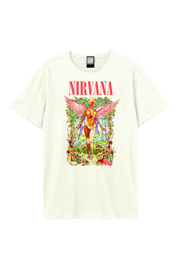 Amplified T-shirt Nirvana In Utero Wilderness Vintage White