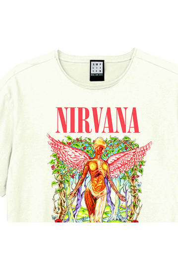 Amplified T-shirt Nirvana In Utero Wilderness Vintage White