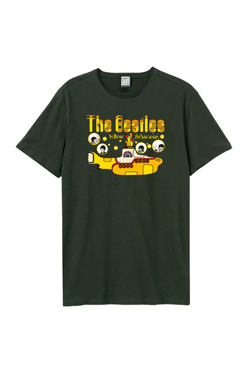 Amplified T-shirt The Beatles Yellow Submarine Bubbles Charcoal