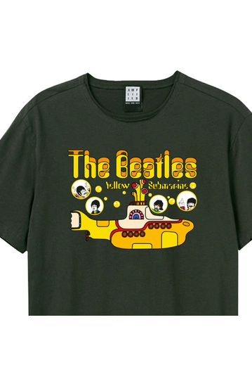 Amplified T-shirt The Beatles Yellow Submarine Bubbles Charcoal