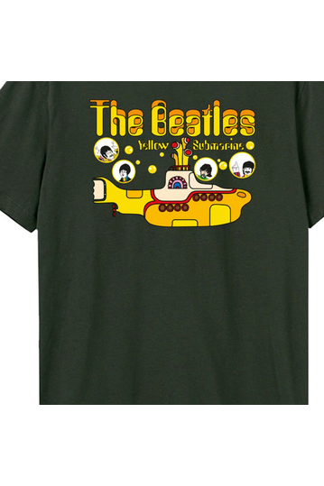 Amplified T-shirt The Beatles Yellow Submarine Bubbles Charcoal